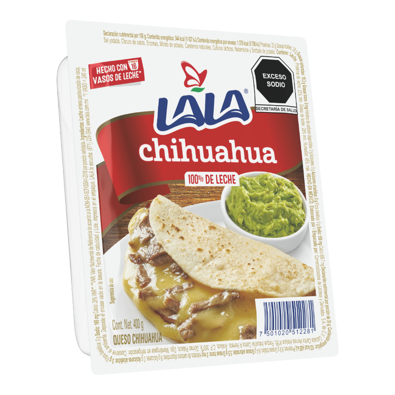 Queso Chihuahua Lala® Lala Grupo Lala